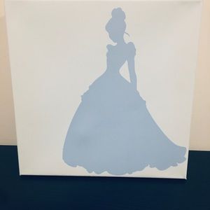 Princess Canvas size 12x12. Excellent condition.